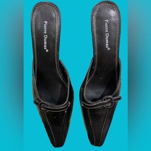 Pierre Dumas Black Heels—Size 10